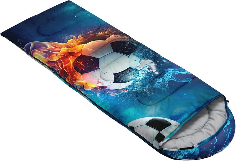 QOOMO Camping Sleeping Bags,3 Season Warm & Cool Weather,Lightweight,Waterproof Sleeping Bags for Adults & Kids,Traveling,and Outdoors - Image 2